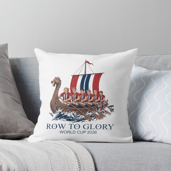 Item preview, Row To Glory Norway Soccer Viking Longship designed and sold by DarylPope.