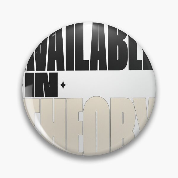 Item preview, Available In Theory Introvert Quote designed and sold by aihrgdesign.