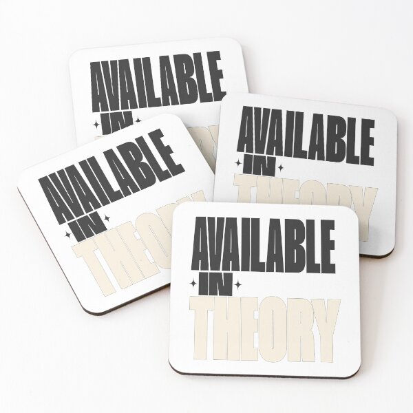 Item preview, Available In Theory Introvert Quote designed and sold by aihrgdesign.