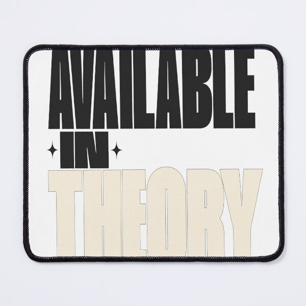 Item preview, Available In Theory Introvert Quote designed and sold by aihrgdesign.