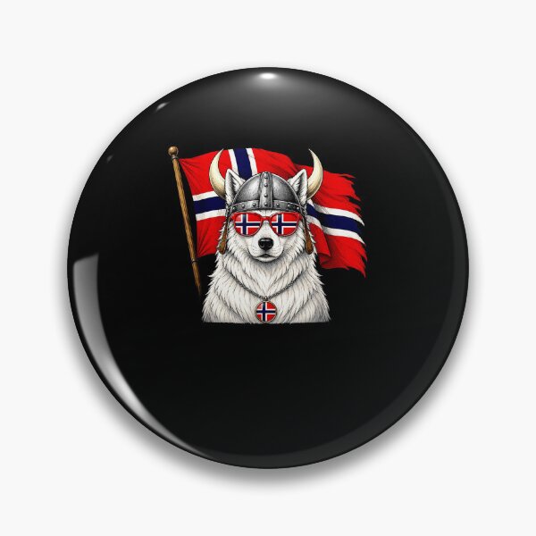 Item preview, Funny Viking Wolf Norway Flag Graphic Design designed and sold by DarylPope.
