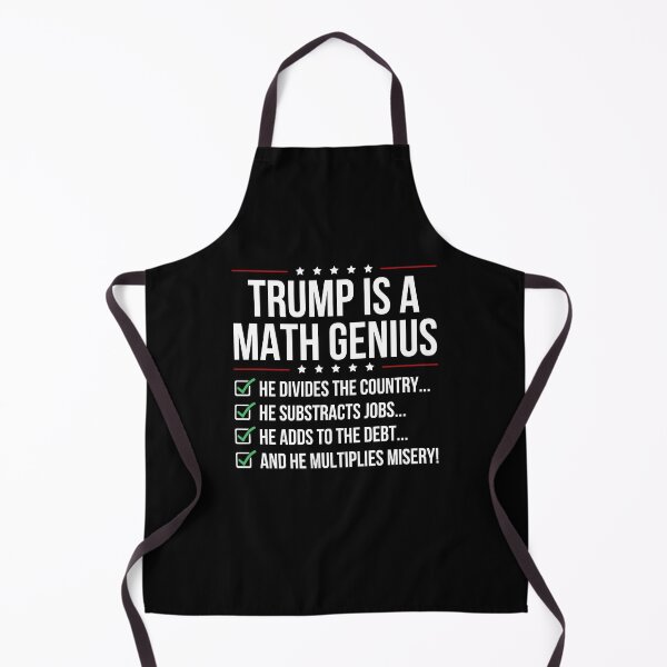 Item preview, Trump Is A Math Genius Funny Anti Trump Political Satire Checklist designed and sold by DarylPope.