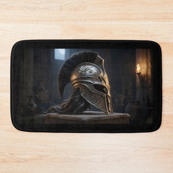 Item preview, Epic Spartan Helmet Red Crest Art designed and sold by GalleryBrisArt.