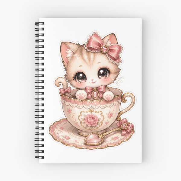 Item preview, Tea Cup Kitty designed and sold by Kitty-and-Cat.