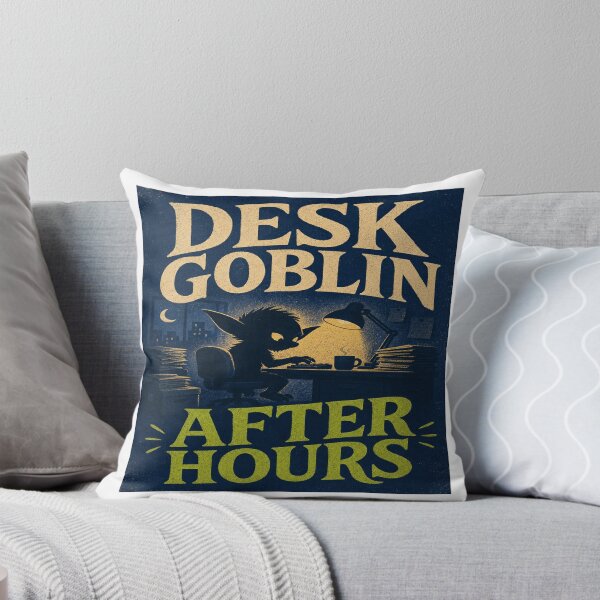 Item preview, Desk Goblin After Hours Poster designed and sold by aihrgdesign.