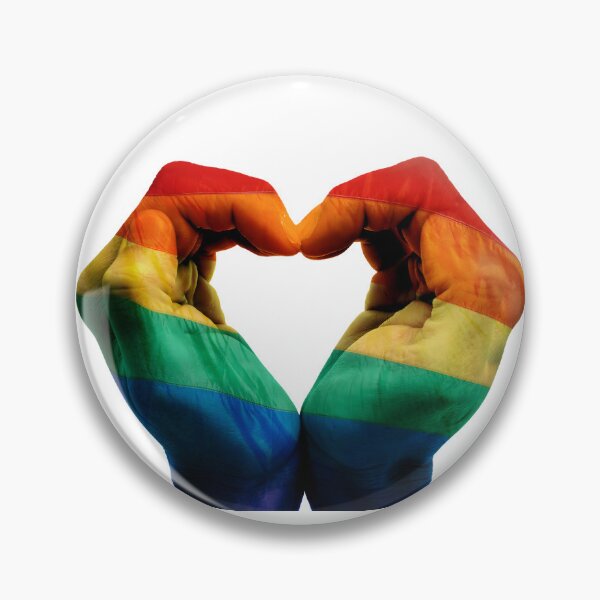 Item preview, Rainbow Heart Hands Pride Love designed and sold by DestenyStore.