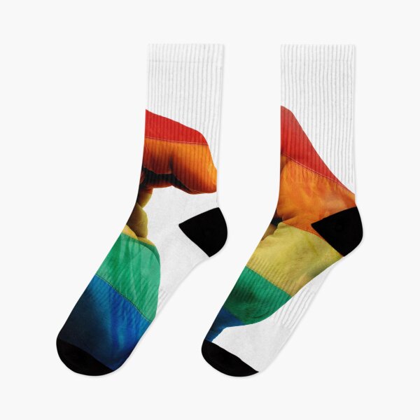 Item preview, Rainbow Heart Hands Pride Love designed and sold by DestenyStore.