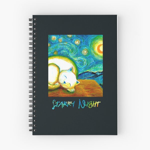 Item preview, Sleeping cat in starry night designed and sold by Frank J. Art.