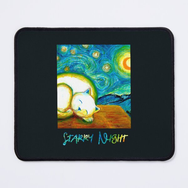 Item preview, Sleeping cat in starry night designed and sold by Frank J. Art.