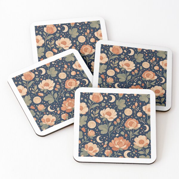Item preview, Cloudberry Moon Terrazzo Floral Pattern designed and sold by aihrgdesign.