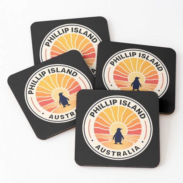 Item preview, Phillip Island Australia Penguin Retro Badge designed and sold by teeperfect.