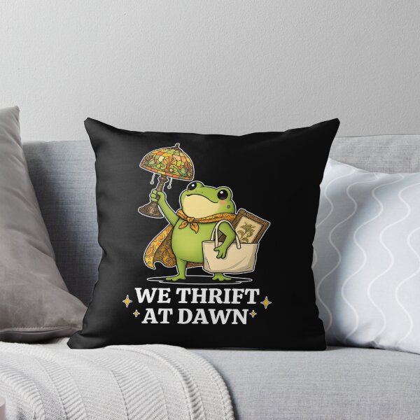 Item preview, We Thrift At Dawn Funny Frog designed and sold by ElizabethMorri2.