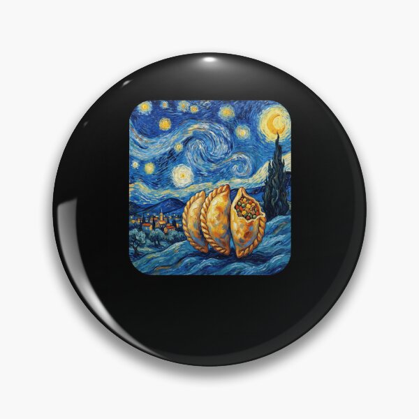 Item preview, Starry Empanada Night Van Gogh Style Foodie designed and sold by snowry.