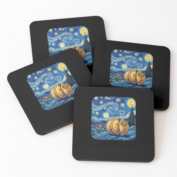 Item preview, Starry Empanada Night Van Gogh Style Foodie designed and sold by snowry.