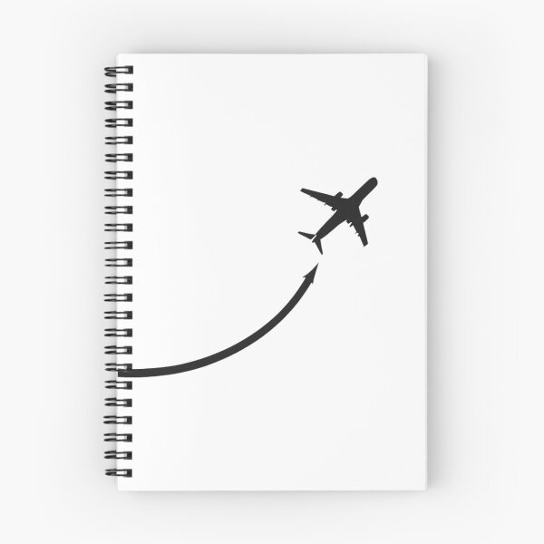 Item preview, Airplane Flight Path Silhouette  designed and sold by redblink store.