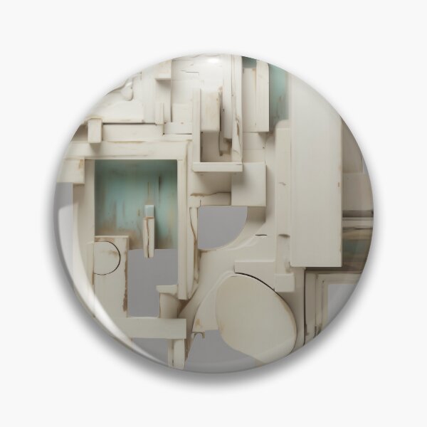 Item preview, Abstract Relief Sculpture White D2 designed and sold by CrumbBumStudio.