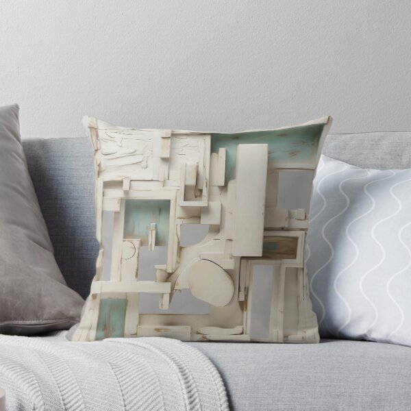 Item preview, Abstract Relief Sculpture White D2 designed and sold by CrumbBumStudio.