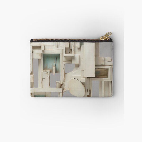 Item preview, Abstract Relief Sculpture White D2 designed and sold by CrumbBumStudio.