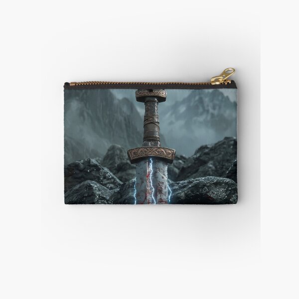 Item preview, Epic Lightning Sword Fantasy Art designed and sold by GalleryBrisArt.