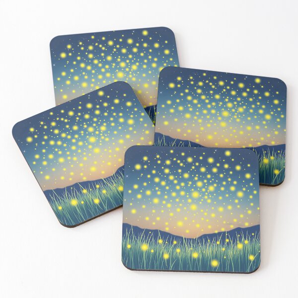 Item preview, Fireflies Over Twilight Meadow designed and sold by T-domain.