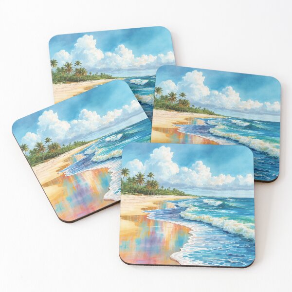 Item preview, Colorful Tropical Paradise Art designed and sold by SeaStarAlex.