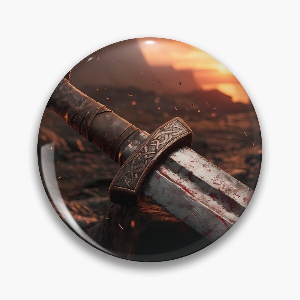 Item preview, Epic Lightning Sword Fantasy Art designed and sold by GalleryBrisArt.