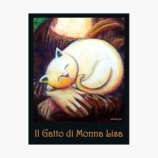 Item preview, Mona Lisa Cat designed and sold by Frank J. Art.