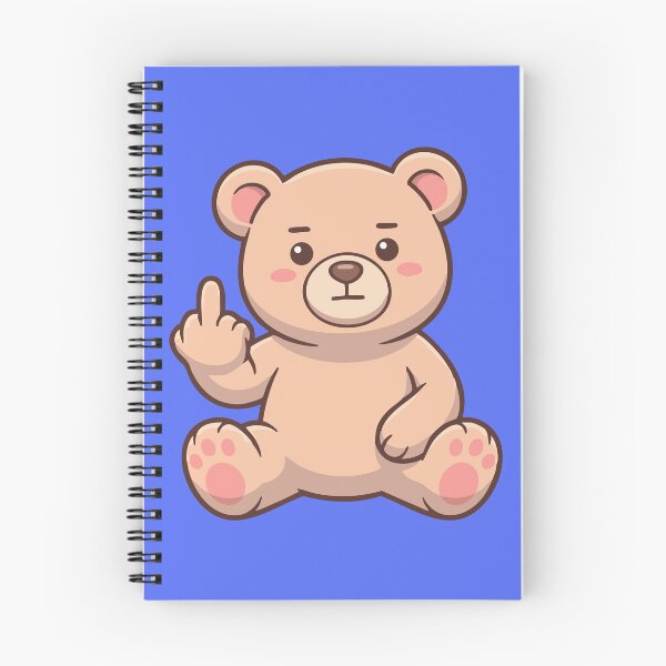 Item preview, Kawaii Teddy Bear Middle Finger – Cute Rude Attitude Funny designed and sold by ShirtRemarks.