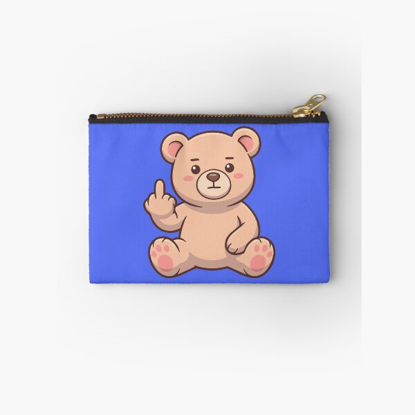 Item preview, Kawaii Teddy Bear Middle Finger – Cute Rude Attitude Funny designed and sold by ShirtRemarks.