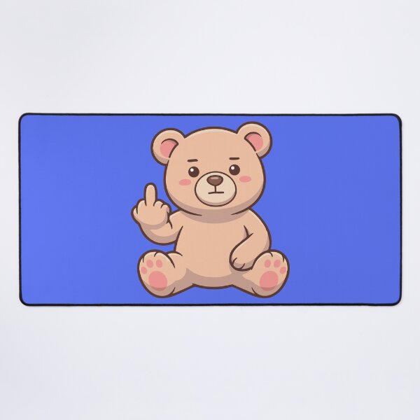 Item preview, Kawaii Teddy Bear Middle Finger – Cute Rude Attitude Funny designed and sold by ShirtRemarks.