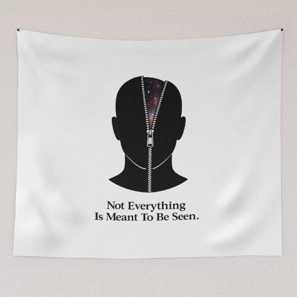 Item preview, Not Everything Is Meant To Be Seen | Hidden Mind Minimalist Art designed and sold by NomadUSArt.