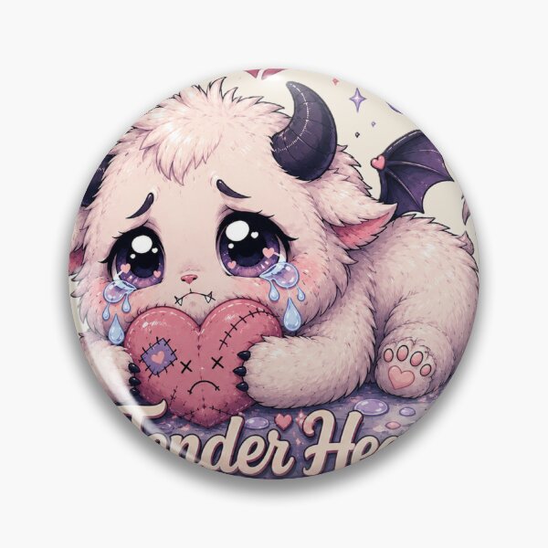Item preview, Tender Heart Tiny Fangs Cute Emotional Monster designed and sold by House of Rein.