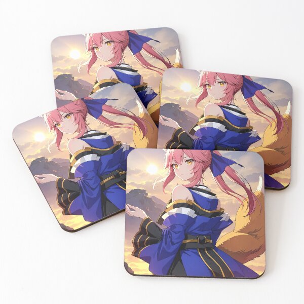 Item preview, Tamamo no Mae Fate Grand Order Sunset Kimono Coast designed and sold by riadjamai.
