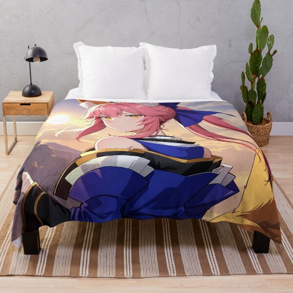 Item preview, Tamamo no Mae Fate Grand Order Sunset Kimono Coast designed and sold by riadjamai.