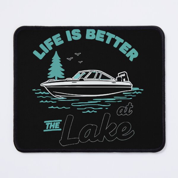 Item preview, Life Is Better At The Lake - Vintage Boat Dad Grandpa Husband Art designed and sold by BendyBeasts.
