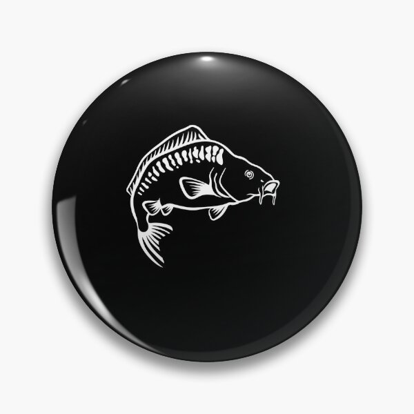 Item preview, Minimalist Carp Fish Outline Graphic Design for Fishing Enthusiasts designed and sold by msaloyach.