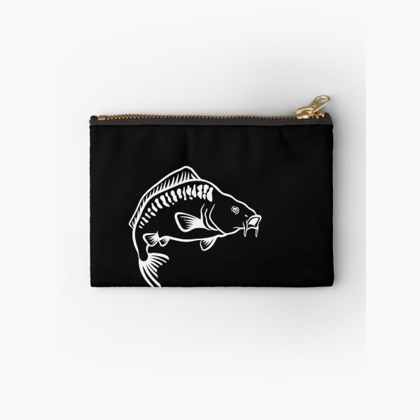 Item preview, Minimalist Carp Fish Outline Graphic Design for Fishing Enthusiasts designed and sold by msaloyach.