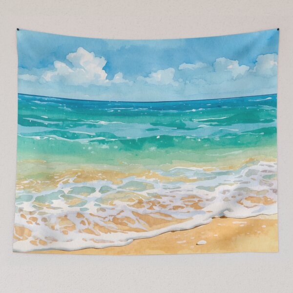 Item preview, Tropical Paradise Ocean Waves designed and sold by SeaStarAlex.