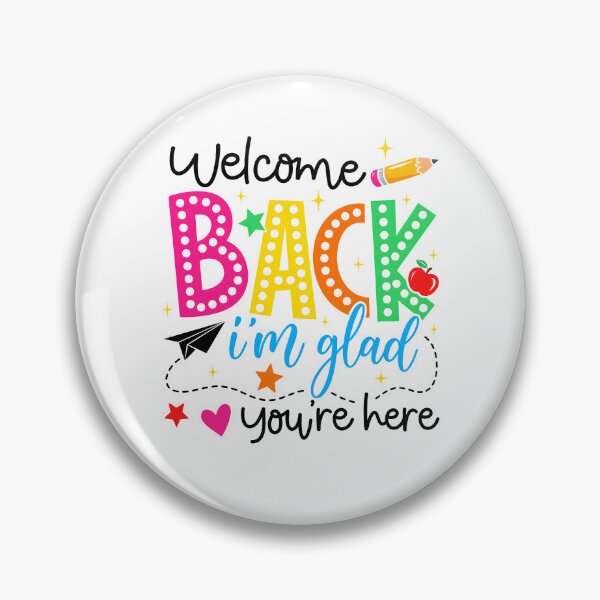 Item preview, Welcome Back I’m Glad You’re Here designed and sold by Poopielandia.