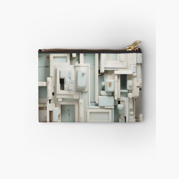 Item preview, Abstract Relief Sculpture White D1 designed and sold by CrumbBumStudio.