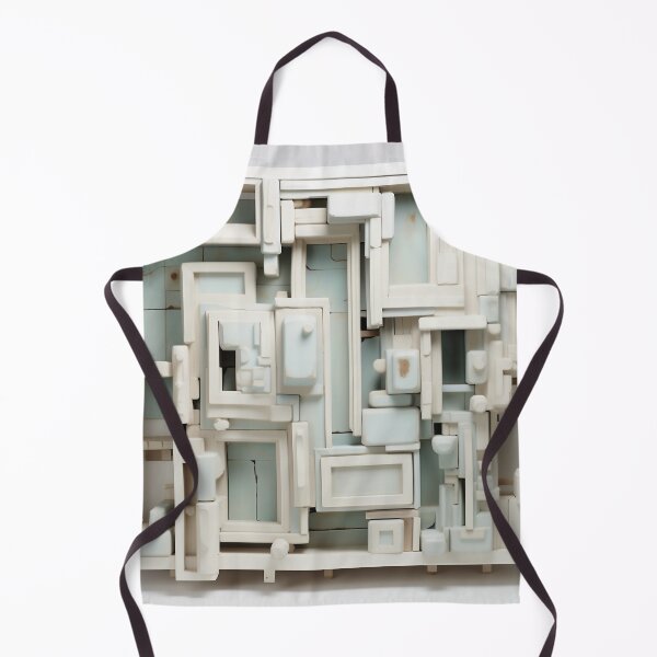 Item preview, Abstract Relief Sculpture White D1 designed and sold by CrumbBumStudio.