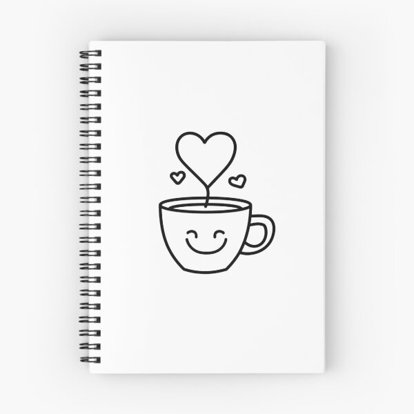 Item preview, Cute Coffee Cup with Hearts designed and sold by redblink store.