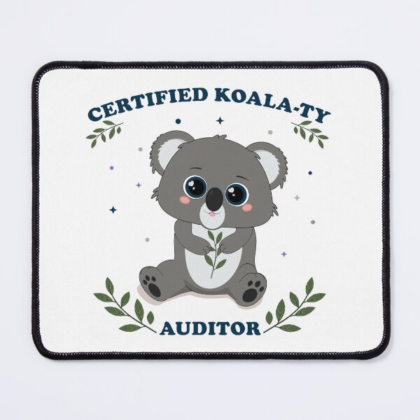 Item preview, Whimsy Woodland Koala (Certified Koala-ty Auditor) designed and sold by MascarenoM.