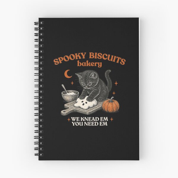 Item preview, Kitty Biscuits Spooky Season Black Cat Halloween designed and sold by jackelmbradyt.