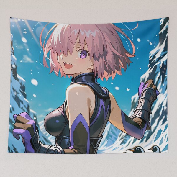 Item preview, Mash Kyrielight Fate Grand Order Snowy Shielder Penguin Quest designed and sold by riadjamai.