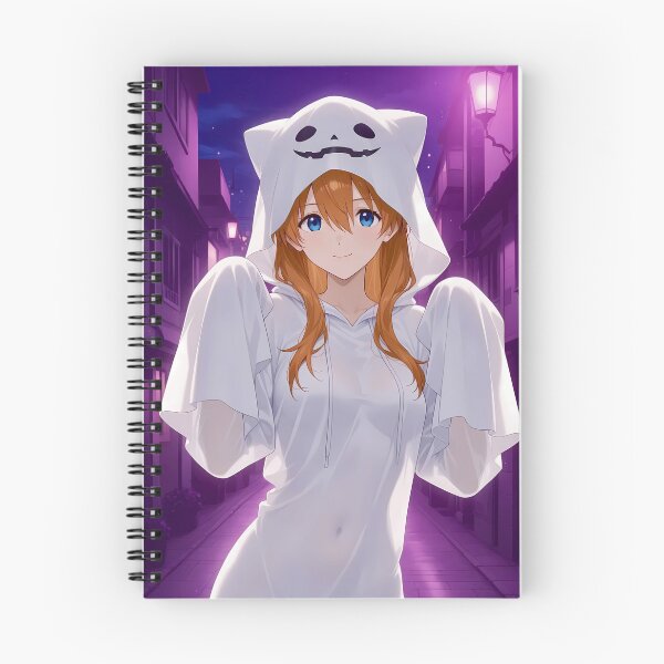 Item preview, Asuka Langley Soryu Neon Genesis Evangelion Purple Ghost Night designed and sold by riadjamai.