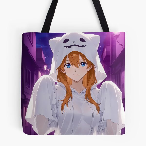 Item preview, Asuka Langley Soryu Neon Genesis Evangelion Purple Ghost Night designed and sold by riadjamai.