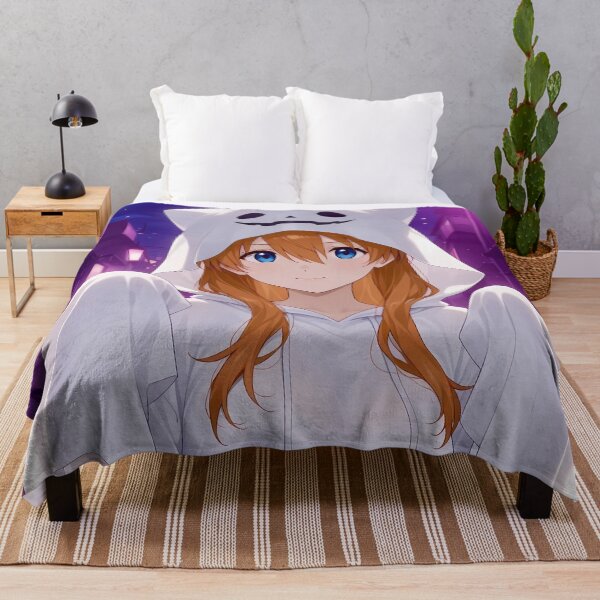 Item preview, Asuka Langley Soryu Neon Genesis Evangelion Purple Ghost Night designed and sold by riadjamai.