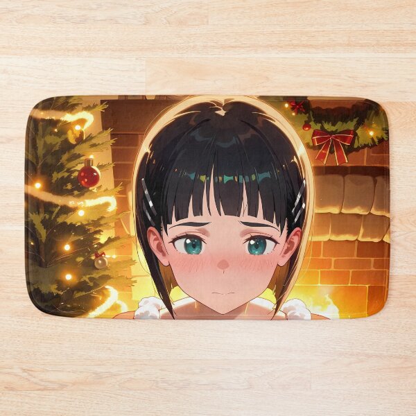 Item preview, Kirigaya Suguha Sword Art Online Wistful Santa Fireplace Scene designed and sold by riadjamai.