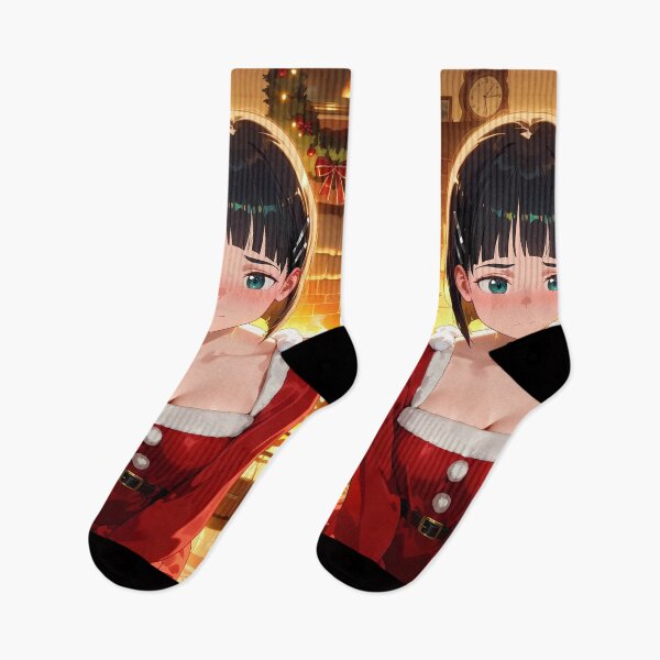 Item preview, Kirigaya Suguha Sword Art Online Wistful Santa Fireplace Scene designed and sold by riadjamai.